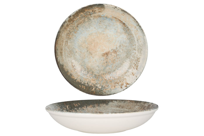 Rinart Diep bord - Obvara - Porselein - 25 cm (1050cc) - set van 6