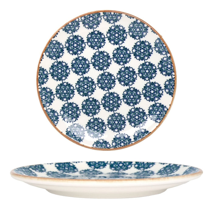 Bonna Gebaksbord - Lotus - Porselein - 19 cm - set van 6