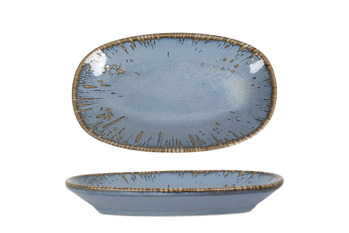 Bonna Serveerschaal - Sky Snell - Porselein - 15x8.5 cm - set van 4