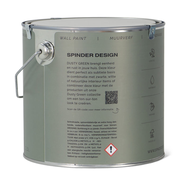 WALL PAINT 2,5L Muurverf - Dusty Green