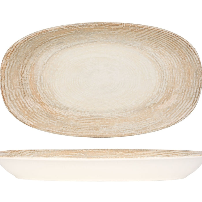 Bonna Serveerschaal - Patera - Porselein - 34x19 cm - set van 2