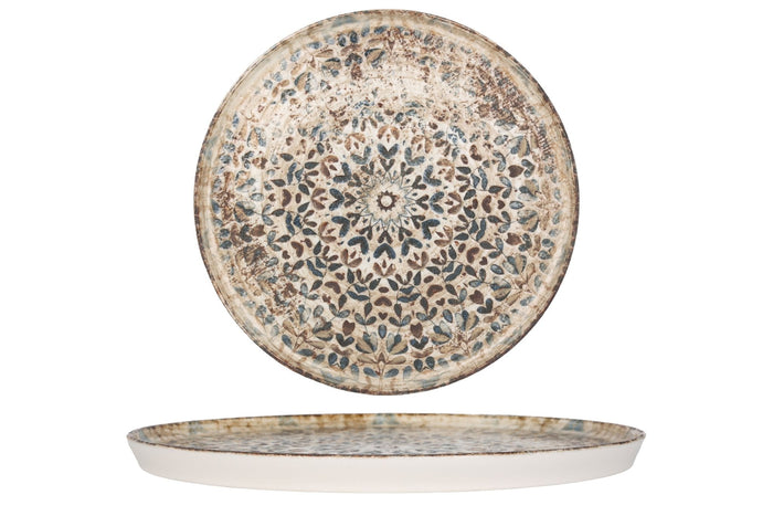 Rinart Dinerbord - Aztec - Porselein - 28 cm - set van 6
