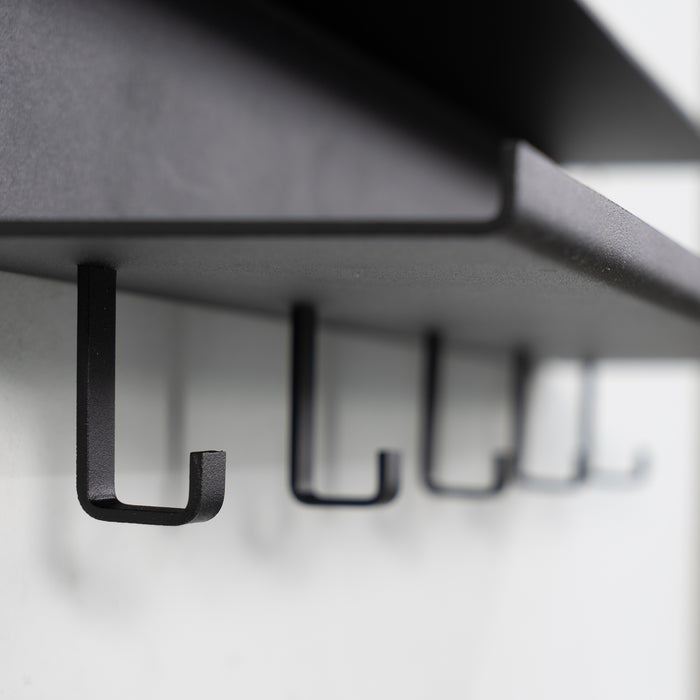 SPINDER DESIGN EASY Wandkapstok - Zwart