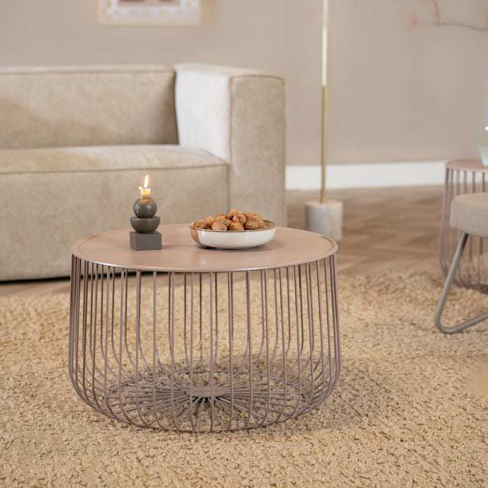 Bronx71 Salontafel Senna metaal taupe