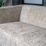 Bronx71 2,5-zits bank Memphis taupe stof chenille