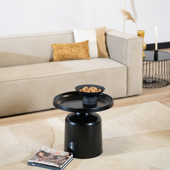 Bronx71 Salontafel Donna rond metaal zwart