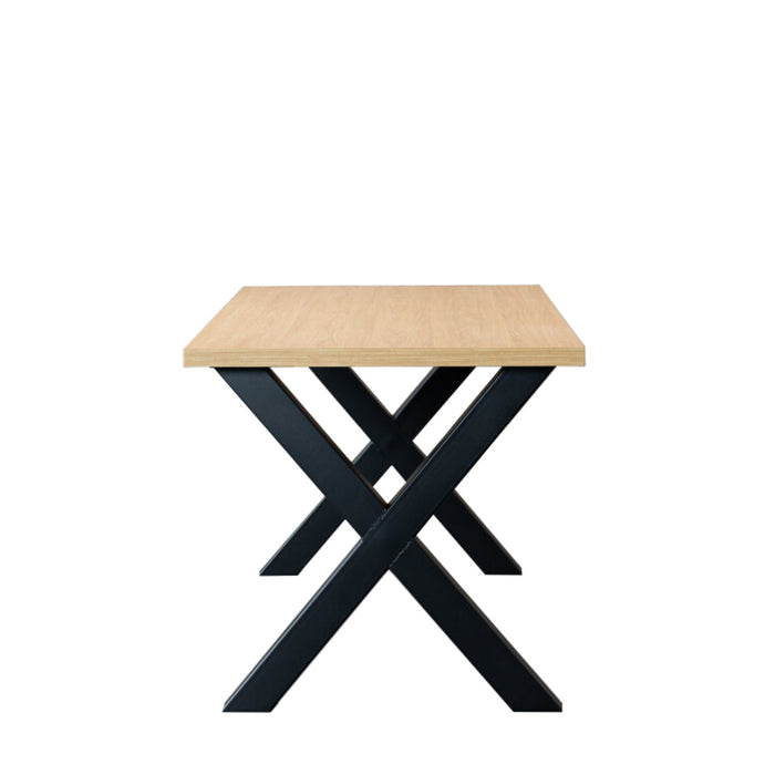 Bronx71 Eettafel Bodo melamine eiken 160 x 80 cm