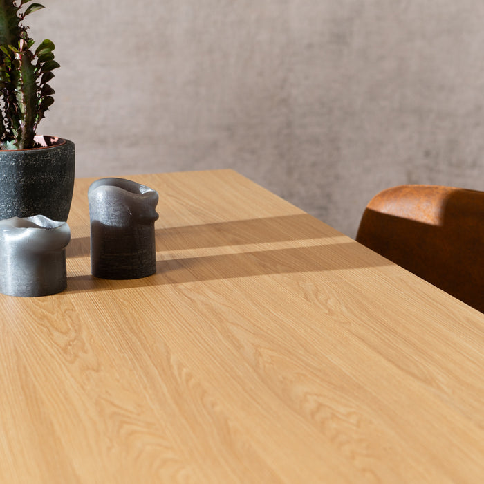 Bronx71 Eettafel Bodo melamine eiken 160 x 80 cm