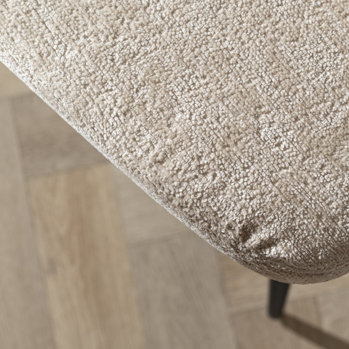 Bronx71 Barkruk River chenille beige 75cm