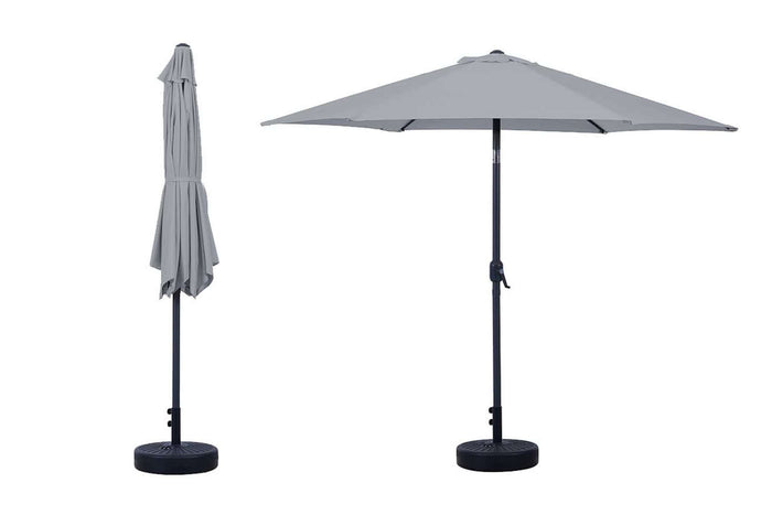 Feel furniture  Parasol  Kantelbaar  3 meter  Lichtgrijs