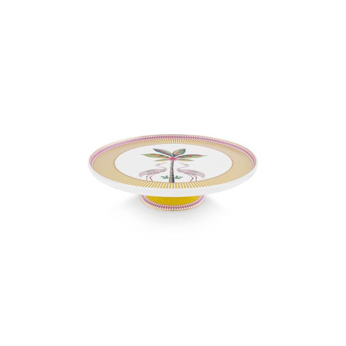 Pip Studio La Majorelle Taartplateau - Servies - Geel - 21cm