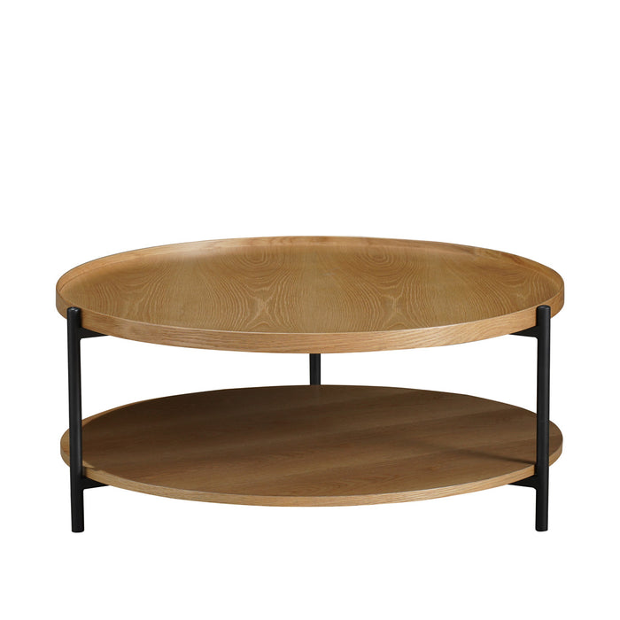 Bronx71 Salontafel Rio Ø90 cm blank eiken