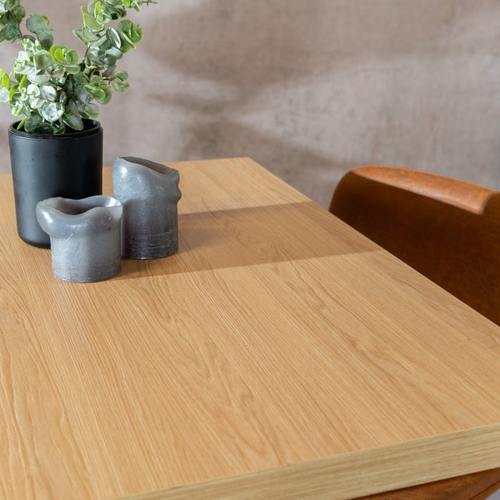 Bronx71 Bartafel Nils melamine eiken 70 x 70 x 109 cm