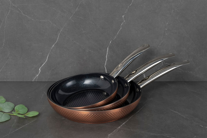 Buccan - Keramische Koekenpannenset - 20 - 24 en 28 cm