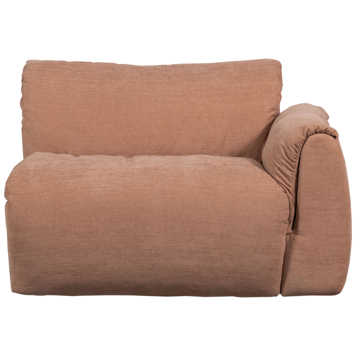 WOOOD Baggy 1-Zits Met Arm Rechts - Geweven Chenille - Oudroze -