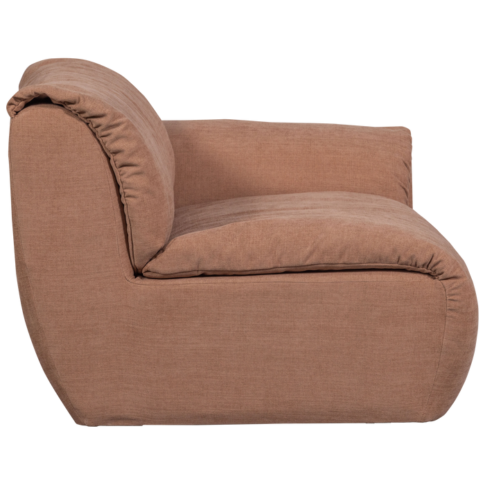 WOOOD Baggy 1-Zits Met Arm Rechts - Geweven Chenille - Oudroze -