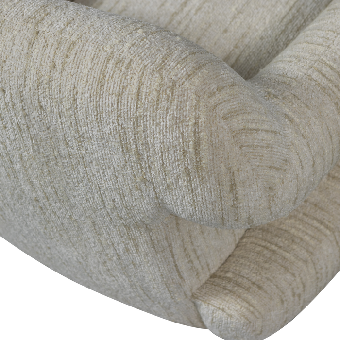 WOOOD Folke Fauteuil - Chenille Naturel - Melange - 70x88x88