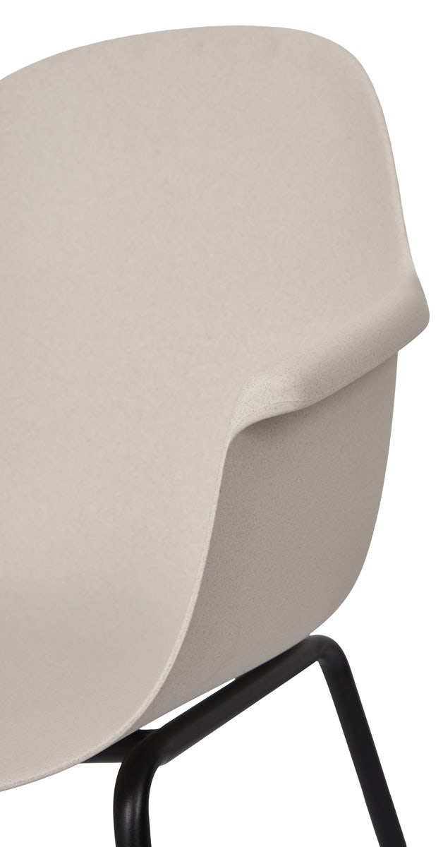 Lisomme Dorian tuinstoel gerecycled bamboe créme