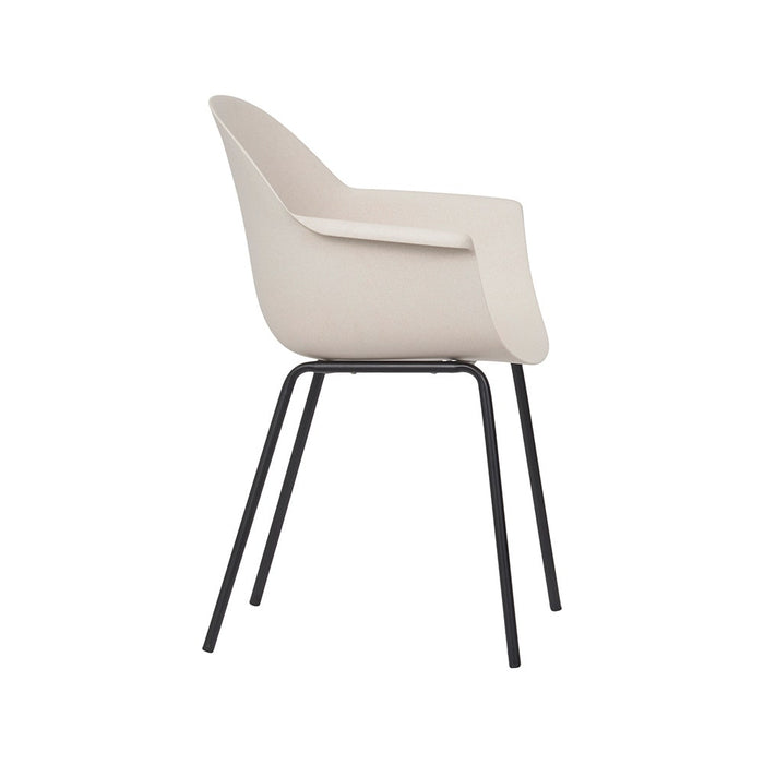 Lisomme Dorian tuinstoel gerecycled bamboe créme