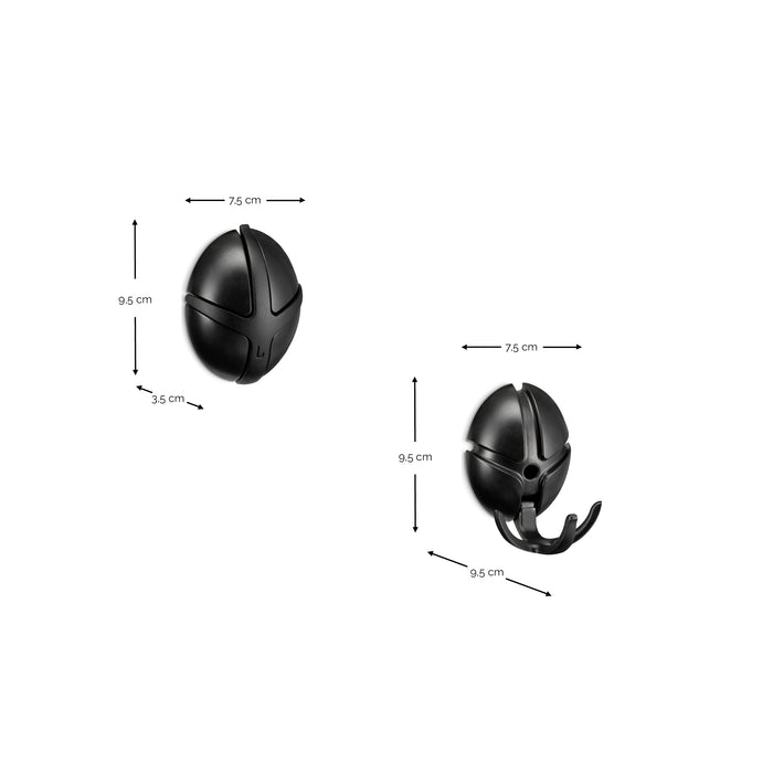SPINDER DESIGN TICK Wandkapstok - Silky Taupe | Silky Taupe