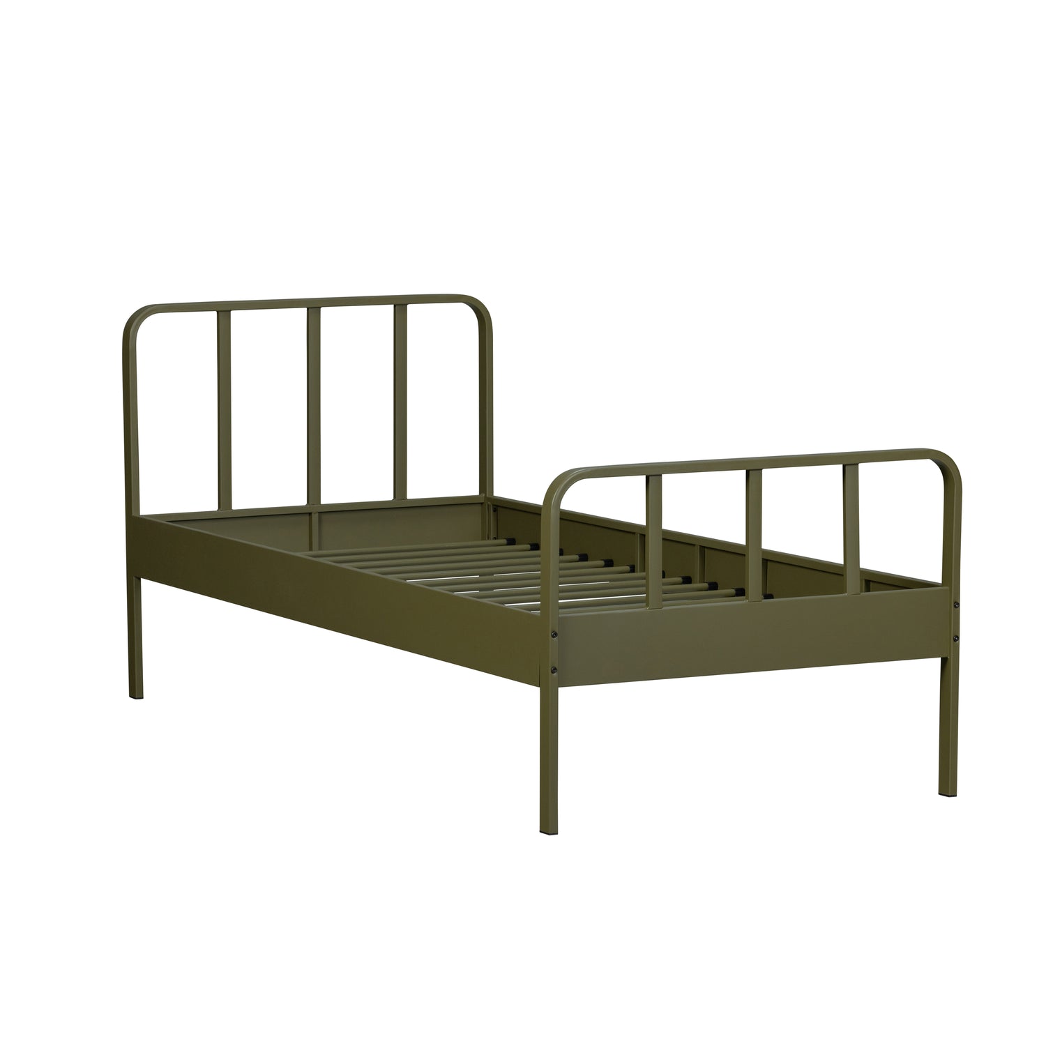 Woood Mees Bed - Army - 90 x 200 cm