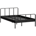 Woood Mees Bed Twijfelaar - Zwart - 120x200 cm