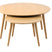Giga Living - Salontafel Adda Rond Naturel Eiken Set van 2