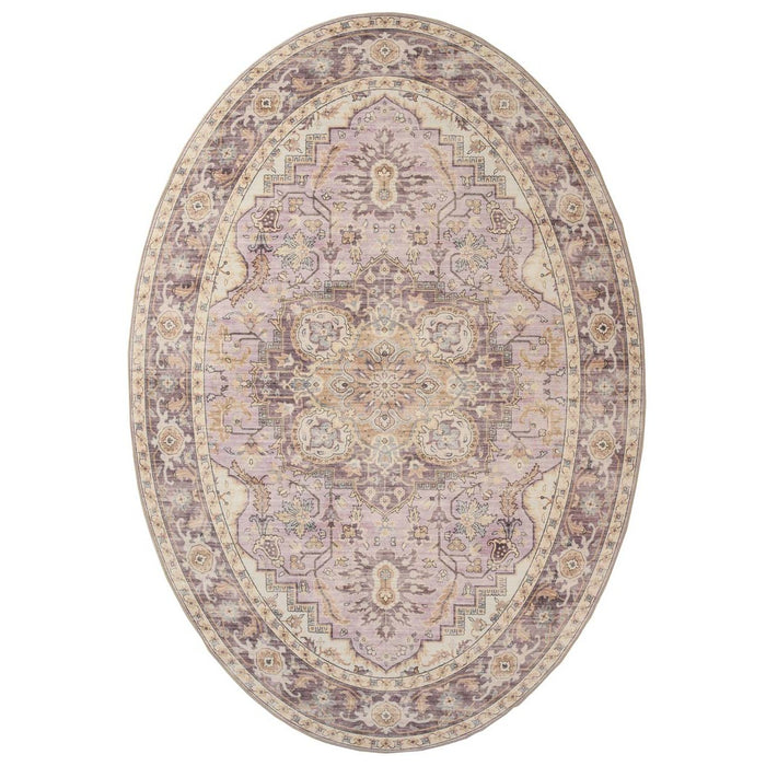 Heritaged Buitenkleed ovaal Vintage - Valenca Fino paars|roze - 80x150