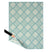 Tapeso Buitenkleed ruit - Flip Gem turquoise - 160x220 cm