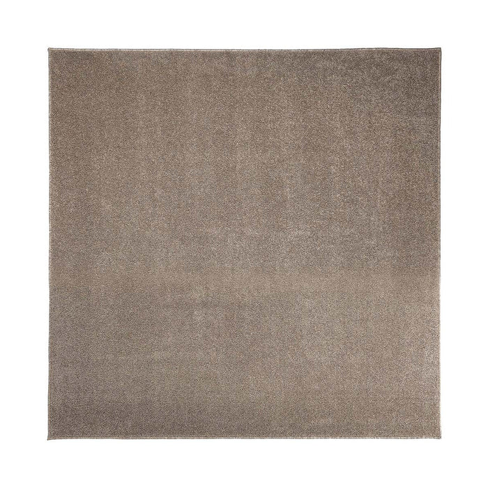 Tapeso Vierkant vloerkleed Fine - beige - 100x100 cm