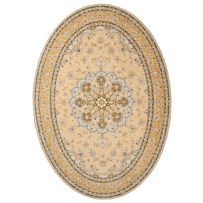 Heritaged Buitenkleed ovaal Vintage - Valenca Nova geel - 200x290 cm