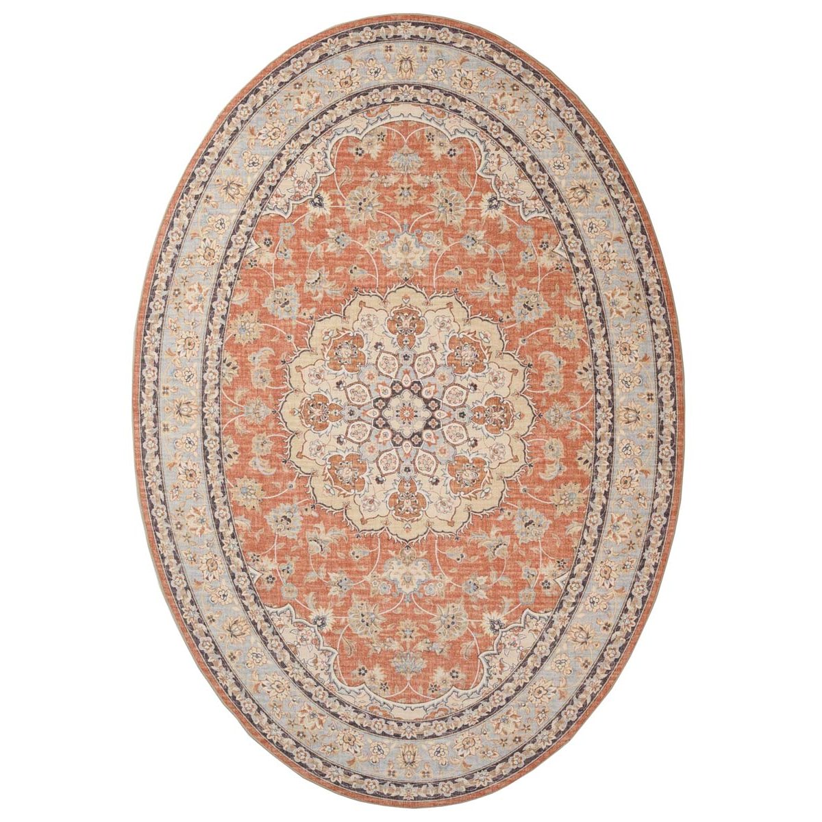 Heritaged Buitenkleed ovaal Vintage - Valenca Nova terracotta -