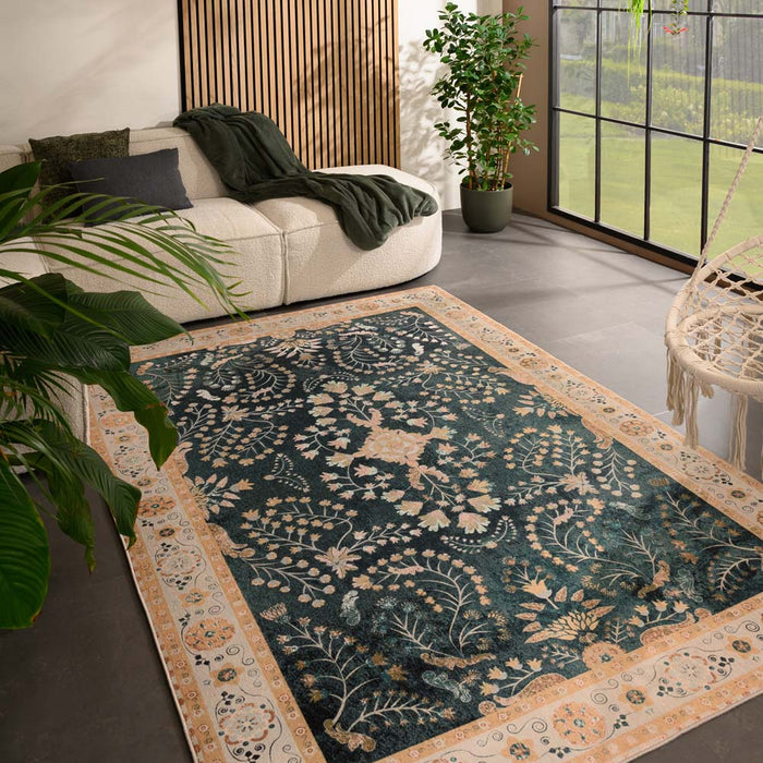 Heritaged Vintage buitenkleed - Valenca Sera groen - 80x150 cm