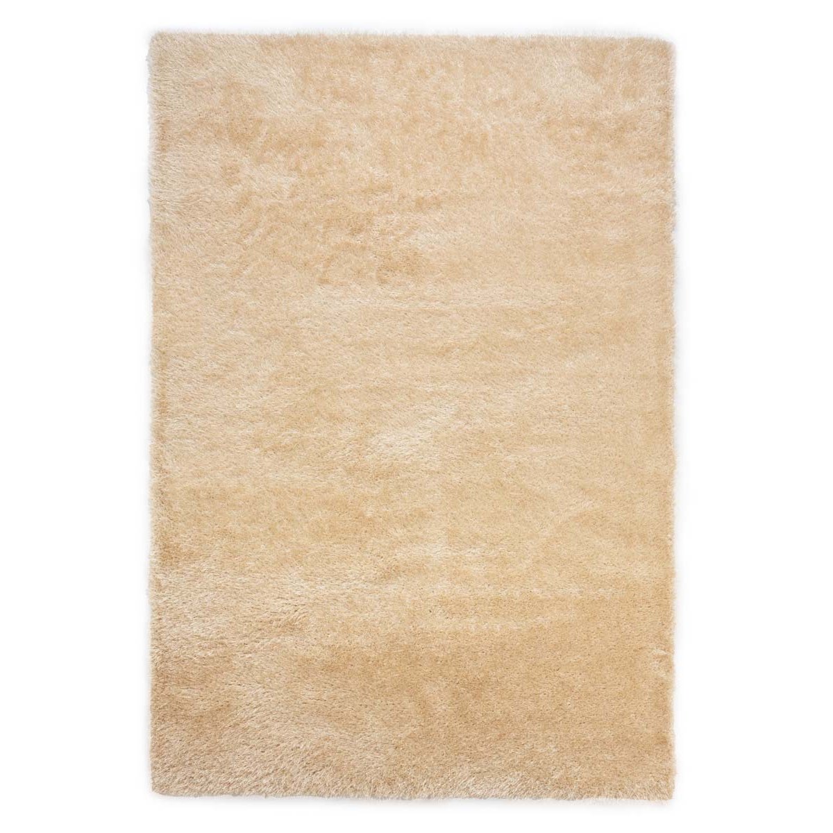 Tapeso Hoogpolig vloerkleed velvet - Posh champagne - 140x200 cm