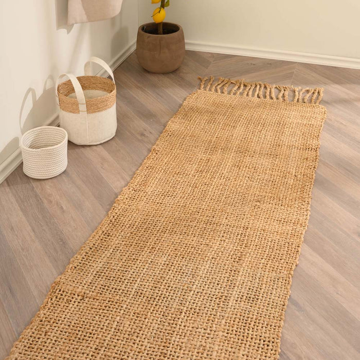 Boho&me Jute loper Chunky - Boho & me - naturel - 70x200 cm