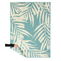 Tapeso Buitenkleed Palm - Flip Coco turquoise - 160x220 cm