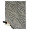Tapeso Buitenkleed bladeren - Flip Leaf grijs - 200x280 cm