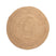 Boho&me Jute vloerkleed rond - Braided - naturel - 160 cm