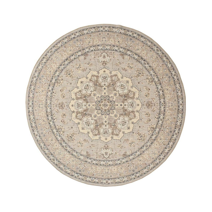 Heritaged Rond Vintage buitenkleed - Valenca Nova beige|lichtgrijs -