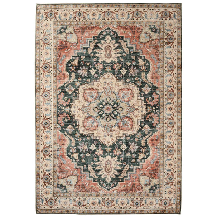 Heritaged Vintage buitenkleed - Valenca Fino groen|rood - 230x330 cm