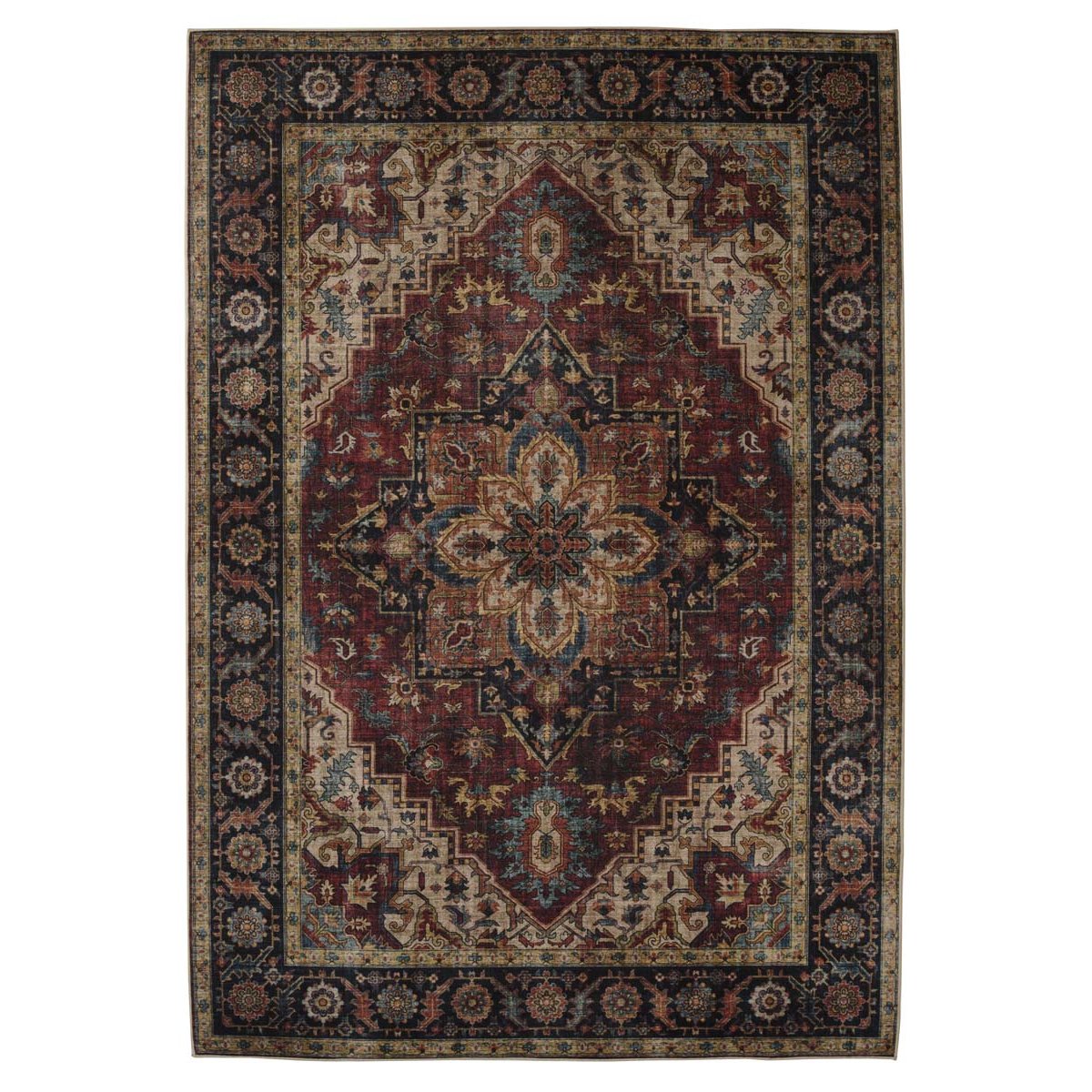 Heritaged Vintage buitenkleed - Valenca Brio rood - 230x330 cm