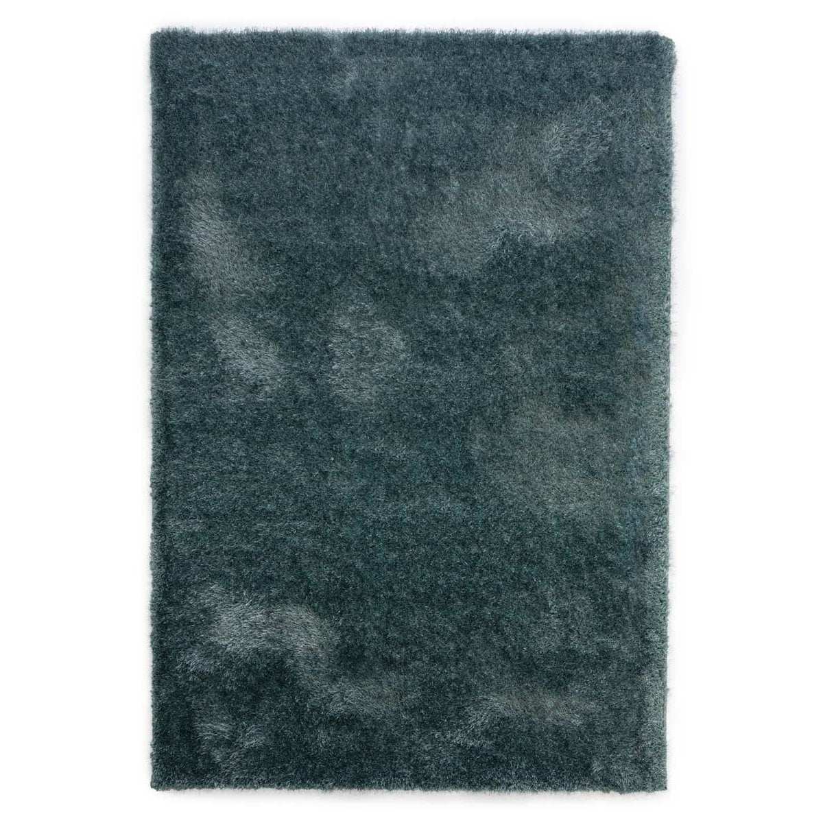 Tapeso Hoogpolig vloerkleed velvet - Posh blauw - 280x380 cm