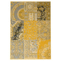 Tapeso Vloerkleed patchwork - Ease Agatha okergeel - 190x280 cm