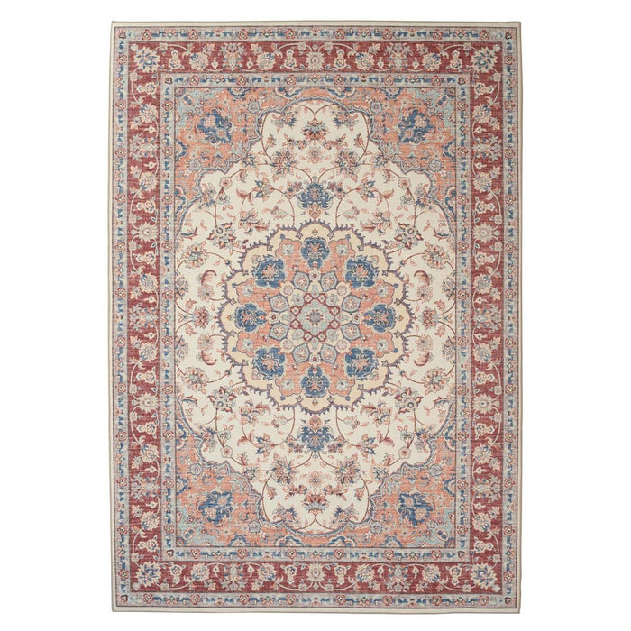 Heritaged Vintage buitenkleed - Valenca Nova crème|rood - 80x150 cm