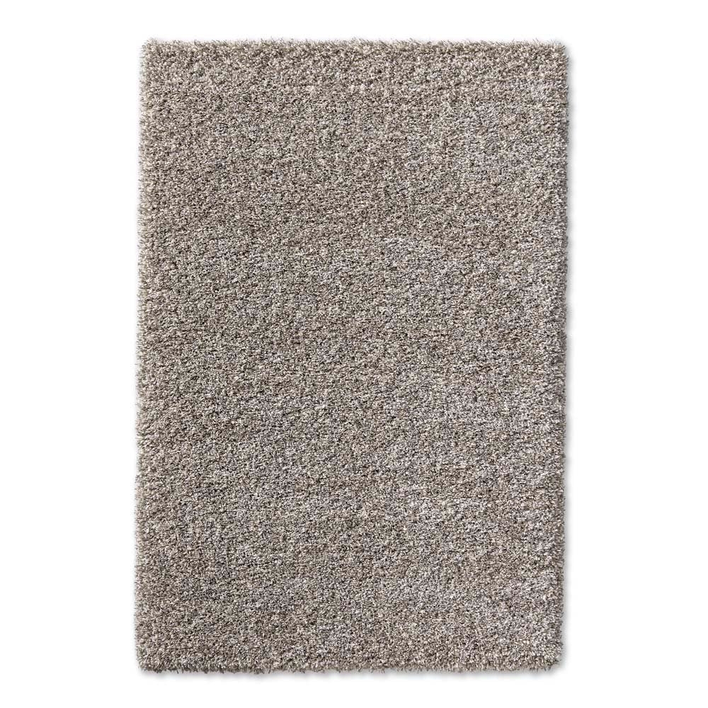 Shaggy Prime Hoogpolig vloerkleed Shaggy Prime - wit|zilver - 160x230