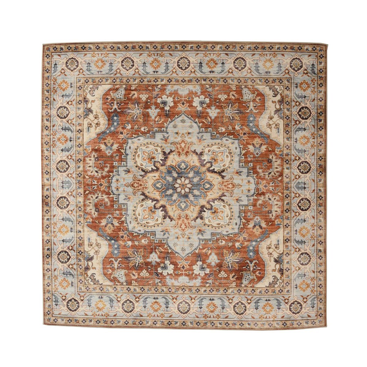 Heritaged Buitenkleed vierkant Vintage - Valenca Fino terracotta -