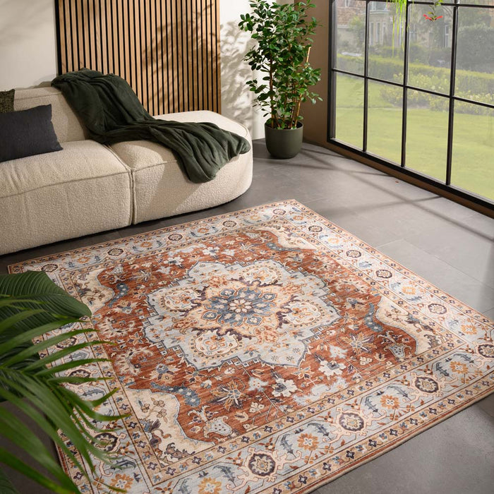 Heritaged Buitenkleed vierkant Vintage - Valenca Fino terracotta -