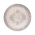 Heritaged Rond vintage vloerkleed - Fade No.2 grijs - 230 cm