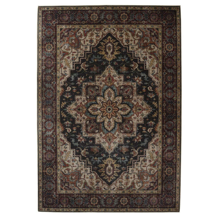 Heritaged Vintage buitenkleed - Valenca Brio rood|donkerblauw -