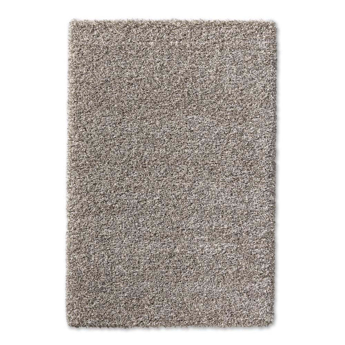 Shaggy Prime Hoogpolige loper Shaggy Prime - wit|zilver - 80x230 cm